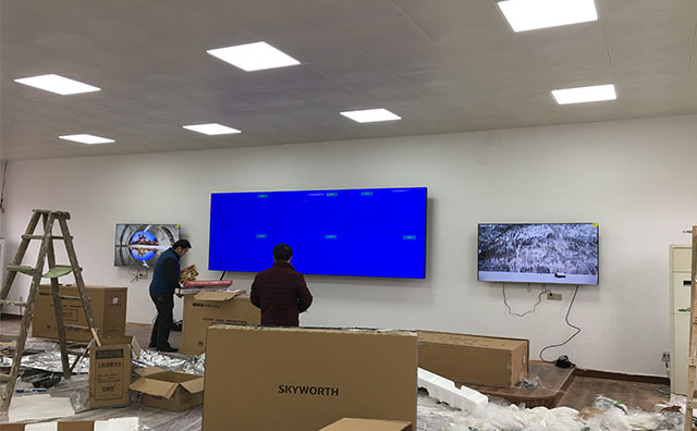 2*3 55寸液晶拚接屏工程案例