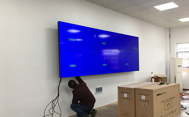 2*3 55寸液晶拚接屏工程案例