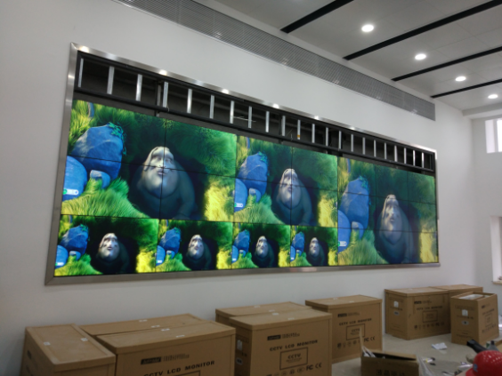 雅迅達55寸液晶拚接牆案例1