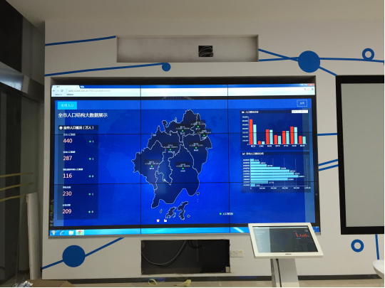 雅迅達液晶拚接牆
