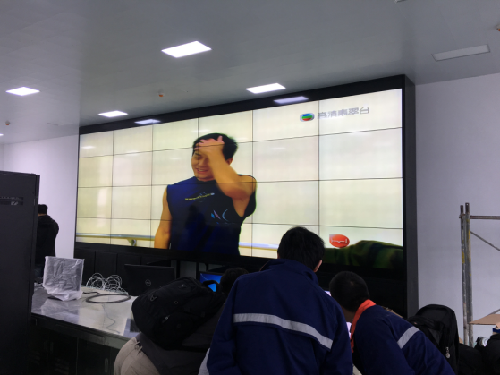 雅迅達液晶拚接屏案例