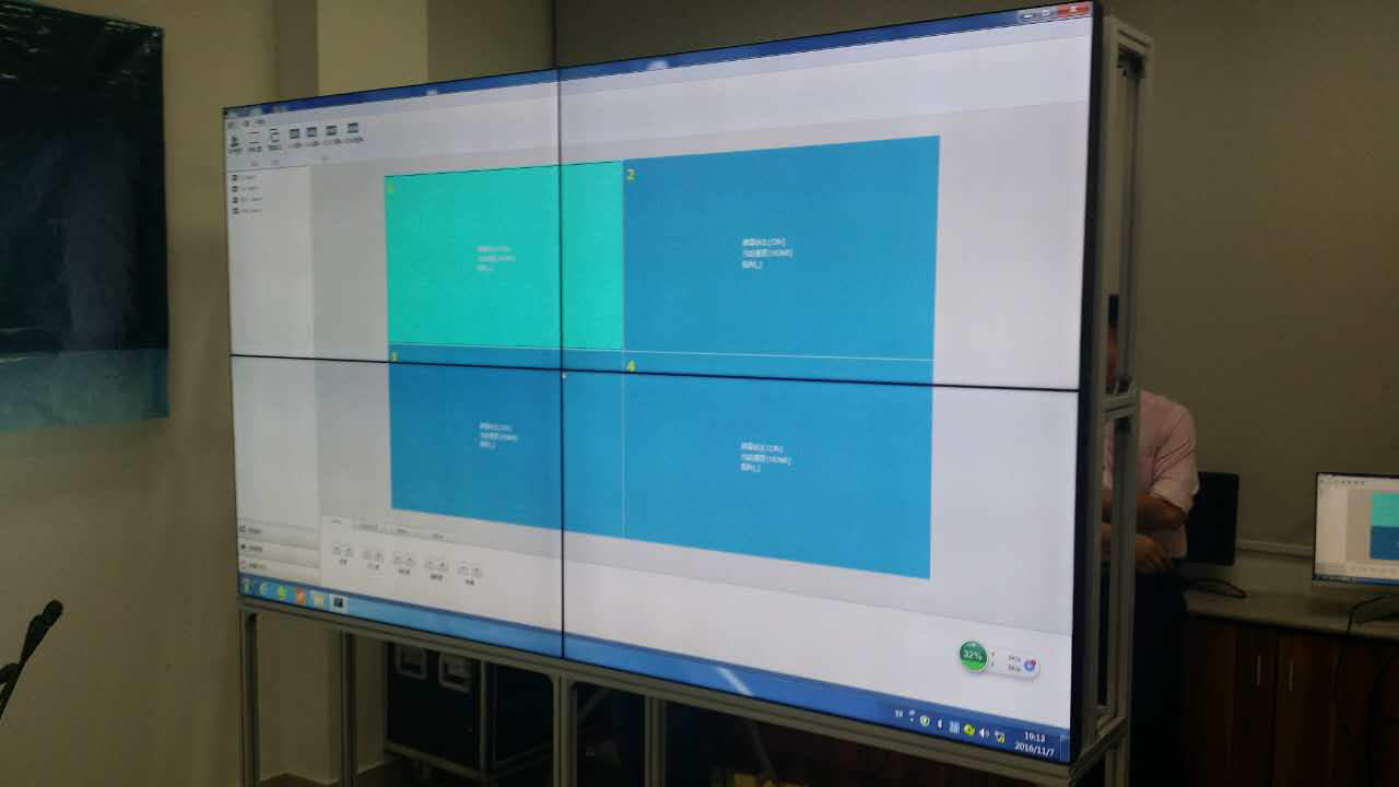 雅迅達液晶拚接案例