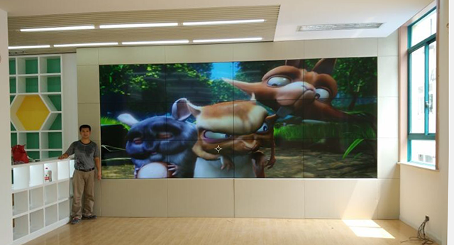 雅迅達液晶拚接屏案例