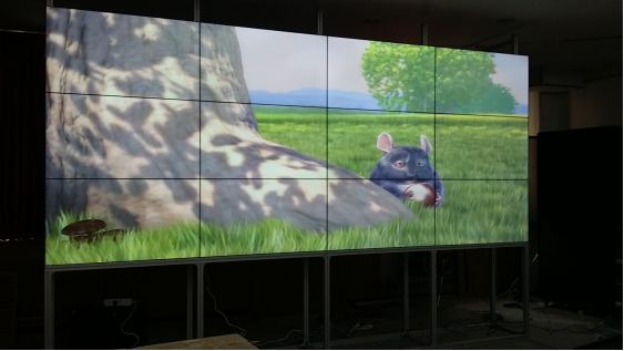 雅迅達液晶拚接牆案例