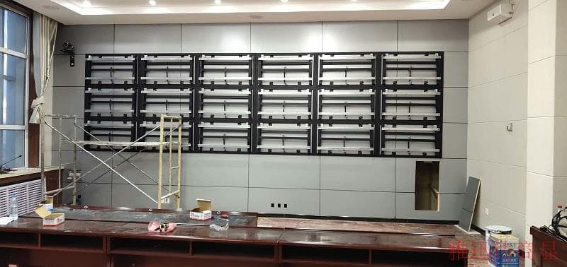 液晶拚接屏支架安裝圖