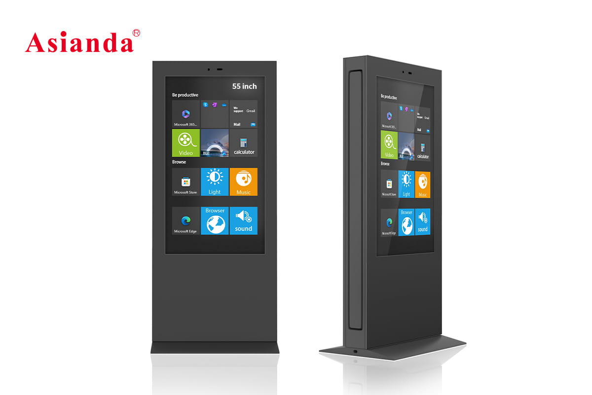 55寸雙麵立式廣告機