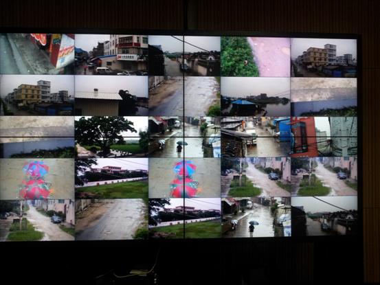 55寸液晶拚接屏項目實況圖